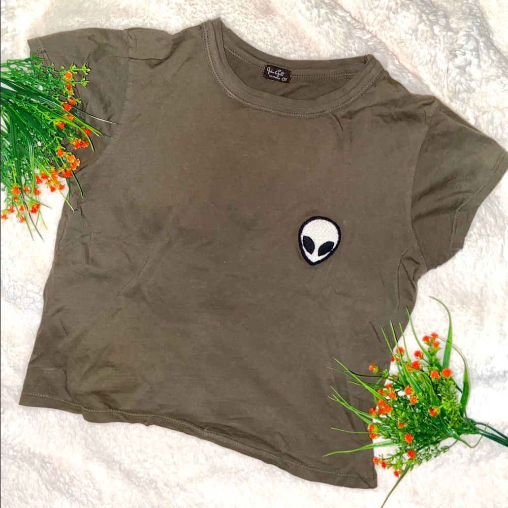 Alien Embroidered Tee